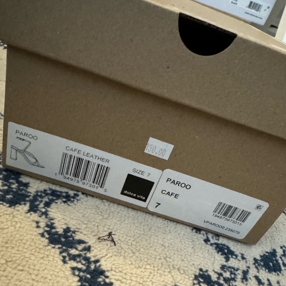 Dolce Vita Paroo heels in Cafe Leather - Picture 6 of 7